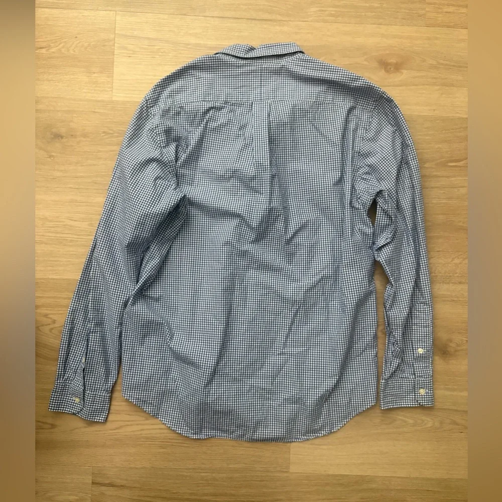 Polo Ralph Lauren blue checkered cotton Oxford Shirt